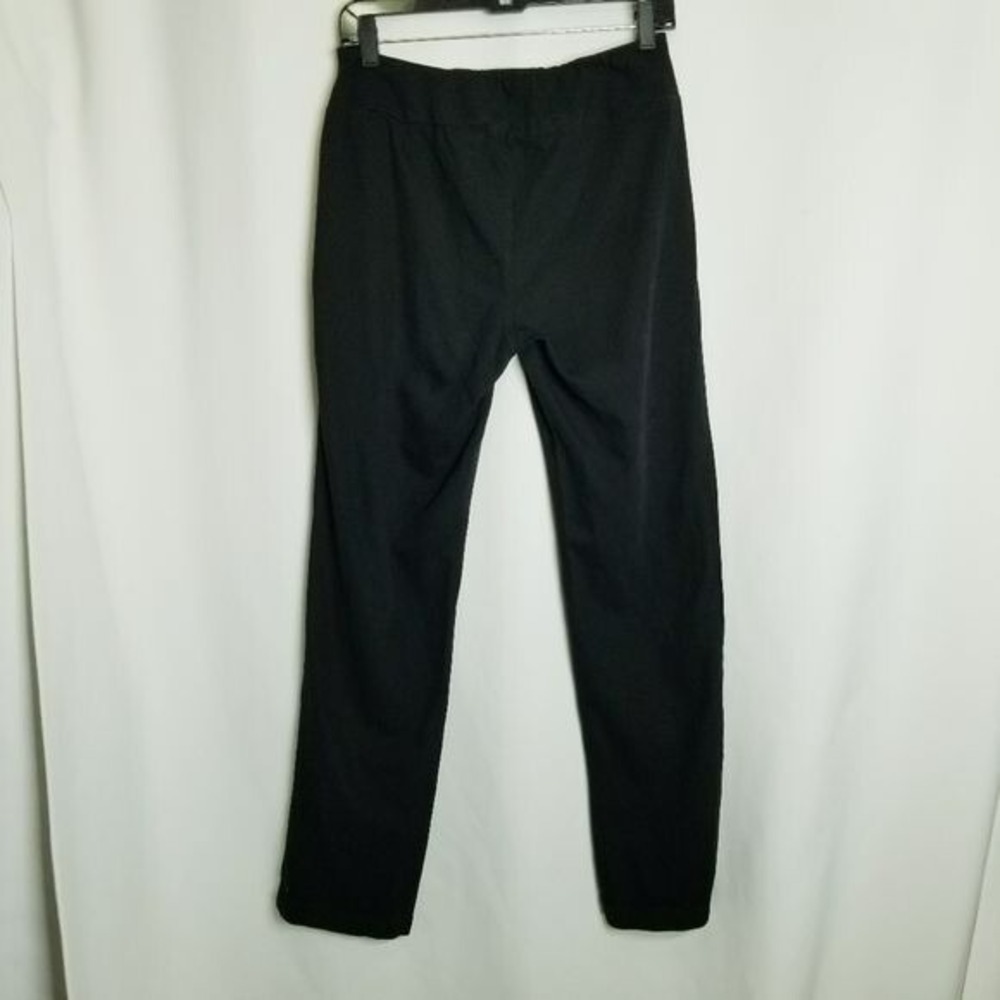 Cut Loose Black Side Zip Ankle Pants Wide Waist Band Stretchy NO POCKETS sz S - Picture 1 of 8